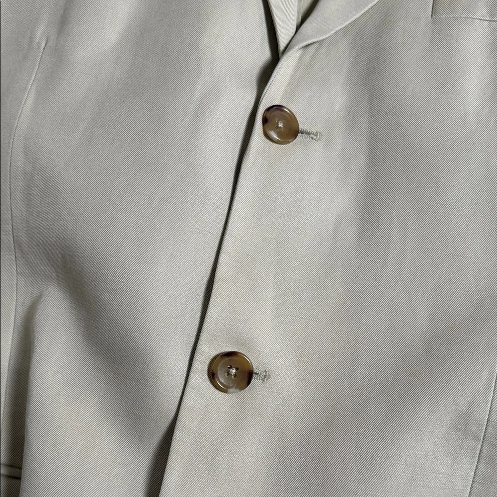 Banana Republic Men's Beige Linen Blend Blazer Size 44R